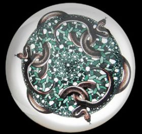 Presse Papier Escher Snakes