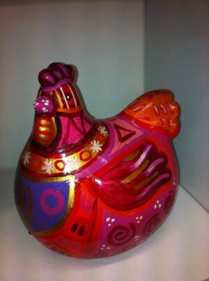 Sculptuur Carla Kooistra "Kip # 3"