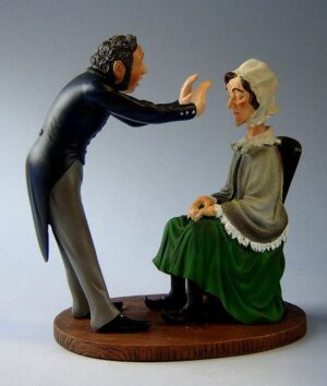 Sculptuur Daumier - Magnetiseur