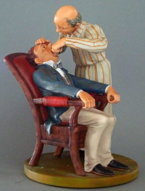 Sculptuur Daumier - Dentiste groot