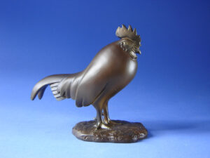 Sculptuur Pompon haan klein