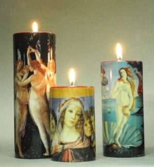Waxinelichthouder Botticelli set van 3