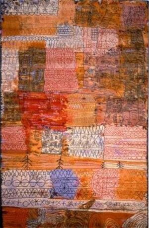 Paul Klee Vloerkleed 183x275 cm. - Florentinisches Villenviertel
