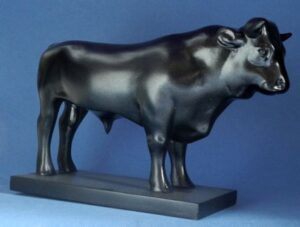 Sculptuur Pompon Stier